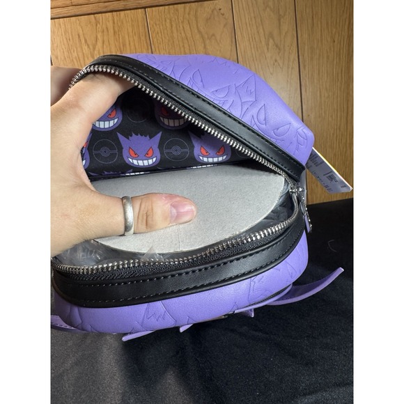 Loungefly Pokemon Gengar Glow In The Dark Mini Backpack NWT - Picture 7 of 7
